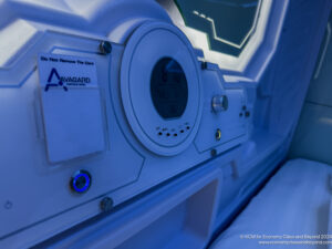 a close up of a white device