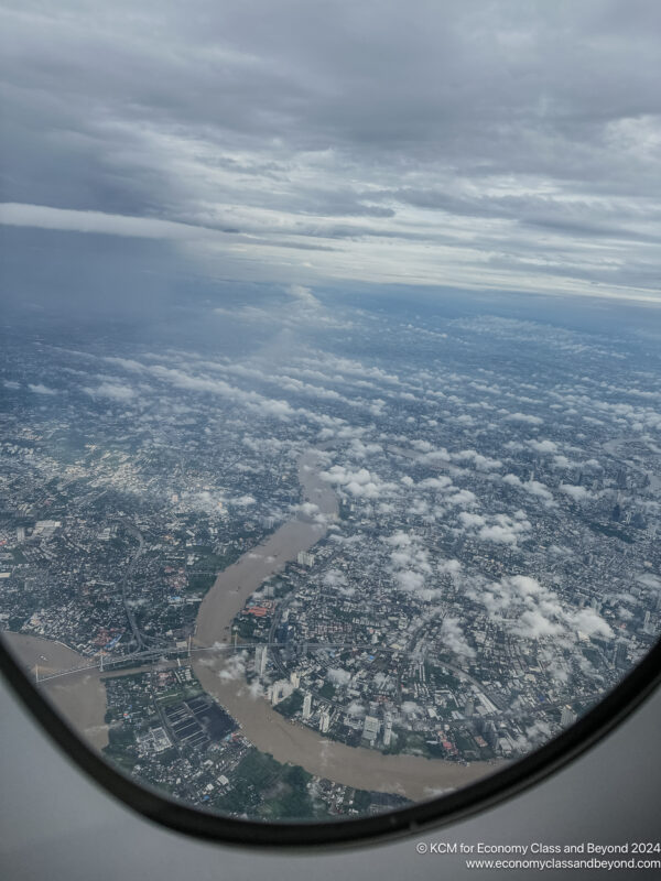 a view of a city from a window