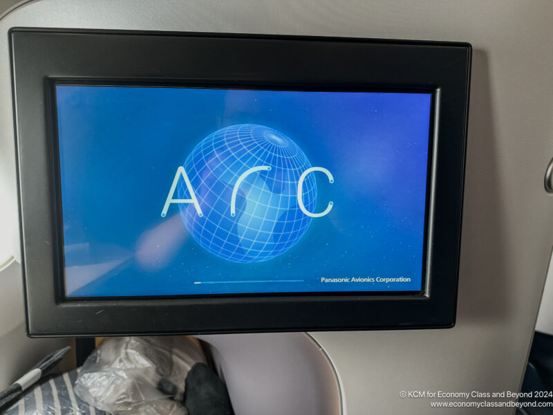 a screen on a plane