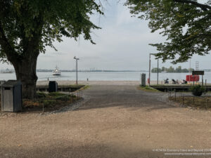 a path leading to a body of water