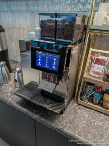 a coffee machine on a counter