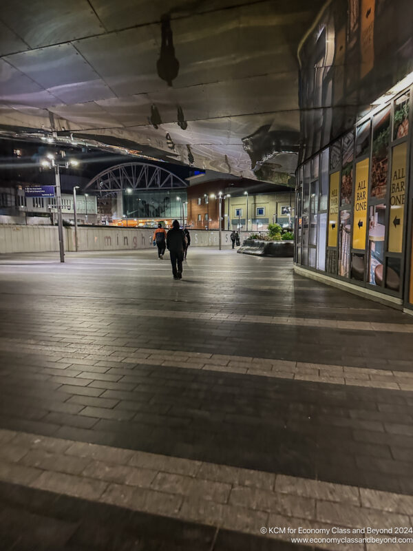 people walking in a city