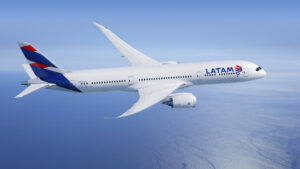 Boeing and LATAM Airlines Group today announced the purchase of 10 787 Dreamliners with options for five more airplanes. Rendering, The Boeing Company