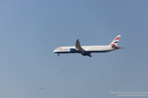 British Airways Boeung 787-10 on final approch to Chicago O'Hare - Image, Economy Class and Beyond