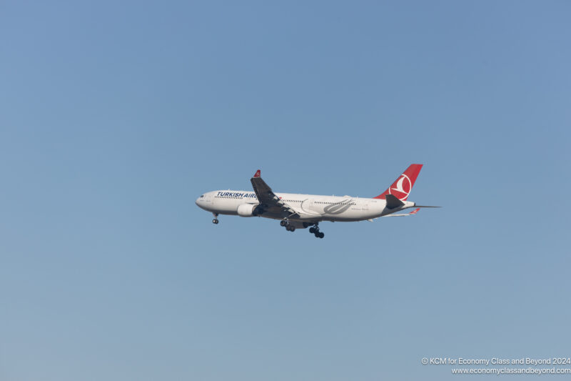 a plane flying in the sky