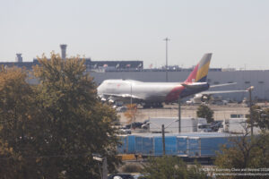 an airplane on the runway