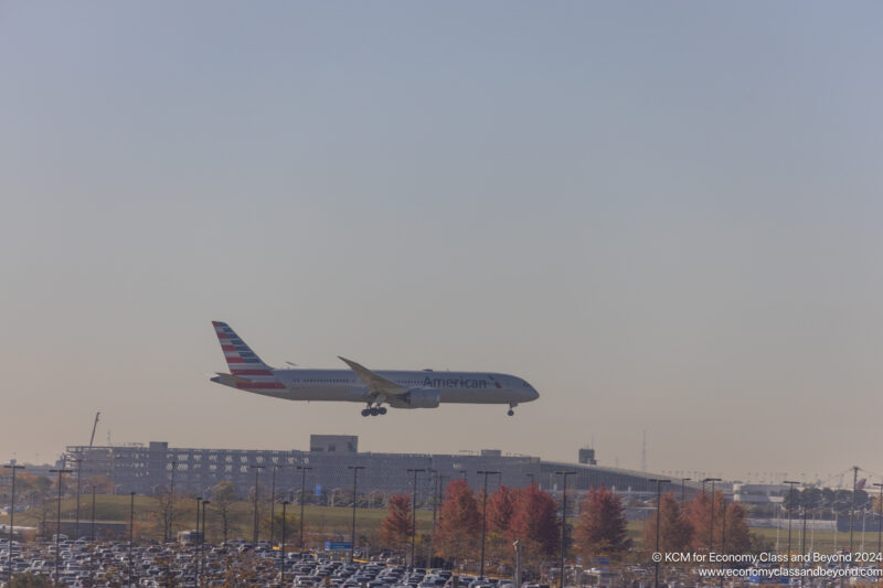 an airplane taking off from a runway