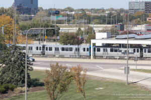 a train on the tracks