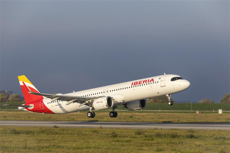 a plane taking off from a runway