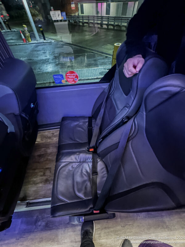 a seat in a vehicle