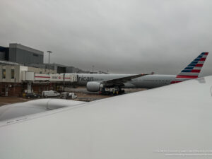 an airplane at an airport