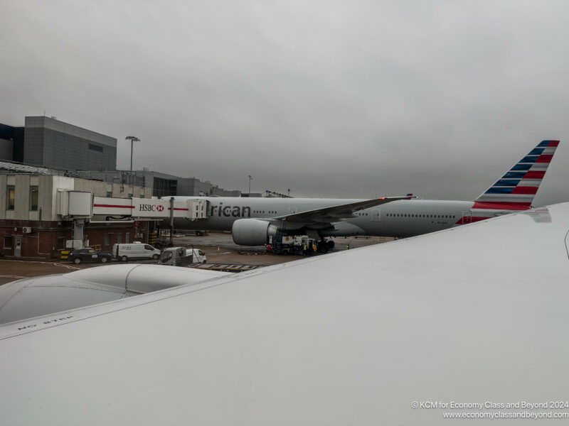 an airplane at an airport