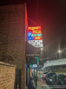 a sign on a building