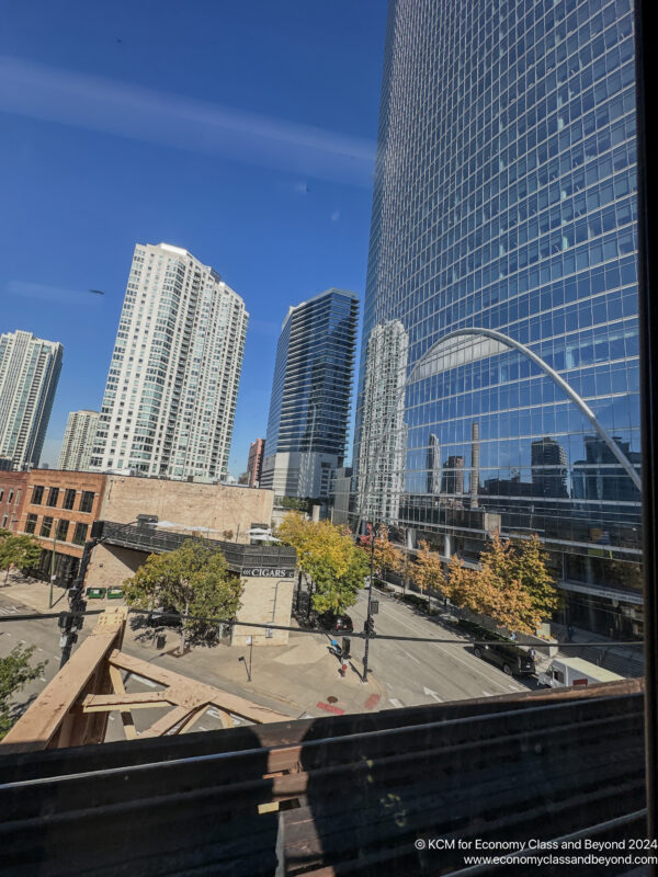 a view of a city from a window