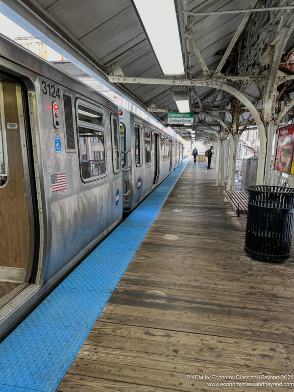 a train at a train station