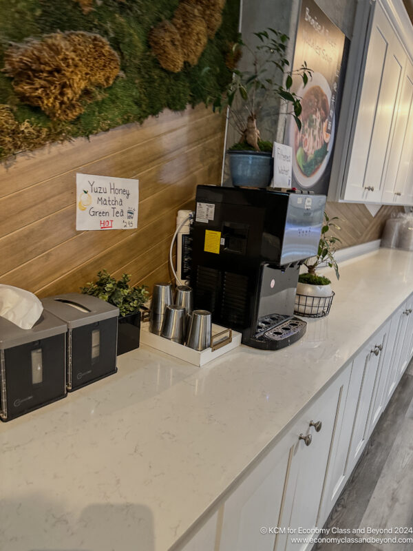 a coffee machine on a counter