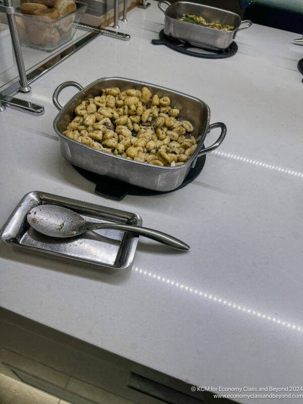 a bowl of food on a counter