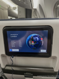 a screen on a plane