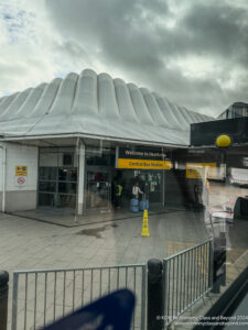 a building with a dome roof