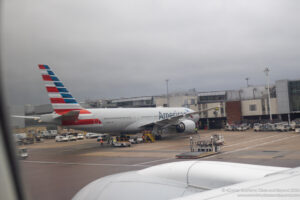 an airplane on the runway