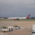 Virgin Atlantic Airbus A350-1000 arriving at London Heathrow Airport - Image, Economy Ckass and Beyond