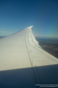 an wing of an airplane