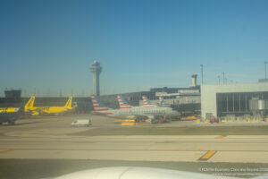 airplanes on the runway