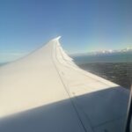 an wing of an airplane