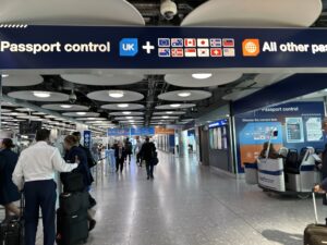 Heathrow Terminal 5 Arrivals - Immgiration - Image, Economy Class and Beyond