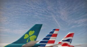 Aer lingus, American Airlines and British Airways Tails - Image, Aer Lingus