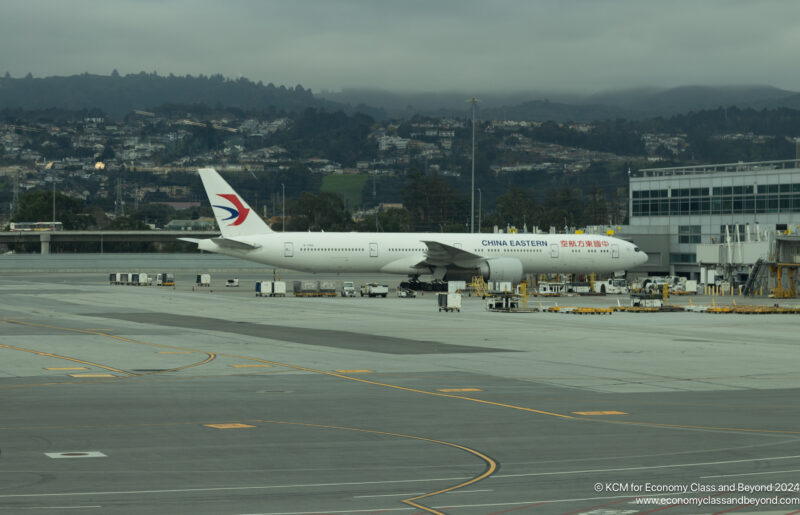 China Eastern Boeing 777-300ER at San Francisco International Airport - Image, Economy Class and Beyond