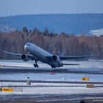 Thai Airways Boeing 777-300ER climbing out of Zurich Airport - Image, Economy Class and Beyond