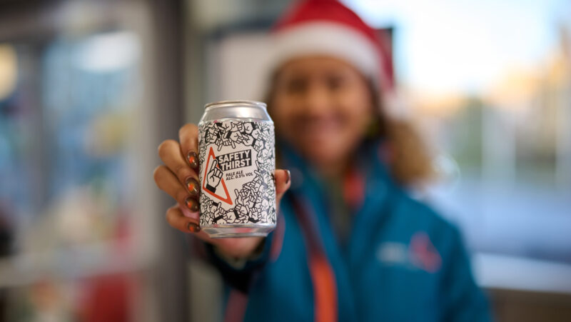 Safety Thirst image - Avanti West Coast launch new low alcohol beer Safety Thirst as part of festive campaign (1)_cropped