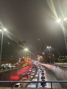 Suffolk Street Queensway Traffic Jam, Central Birmingham
