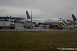 a large airplane on a runway