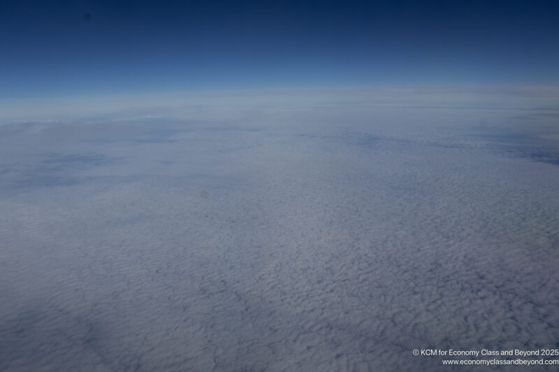 clouds and sky above the clouds