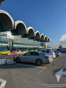 a group of cars parked in a parking lot