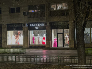 a storefront of a clothing store