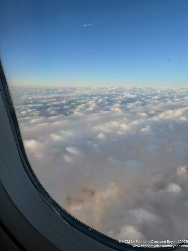 clouds and a window