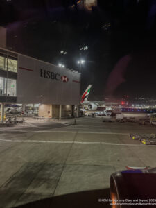 an airplane parked at an airport