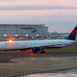 Delta Boeing 767-400-ER taxiing at London Heathrow Airport - Image, Economy Class and Beyond