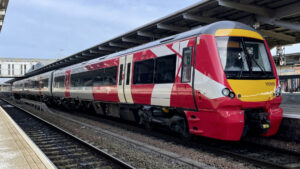 CrossCountry 170101 in its new colours at Derby Station - Image, CrossCountry 