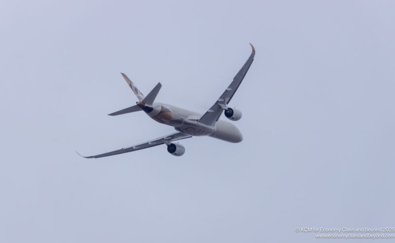 a plane flying in the sky