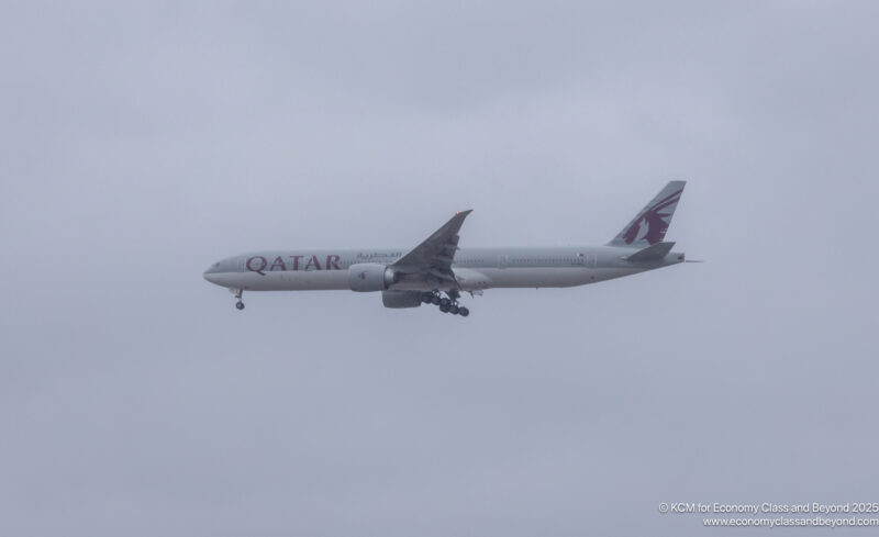 a plane flying in the sky