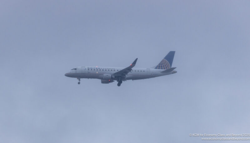 a plane flying in the sky