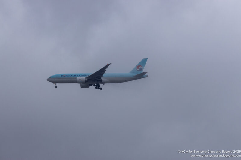 a plane flying in the sky