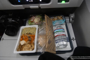 food on a tray on a tray