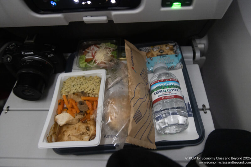 food on a tray on a tray