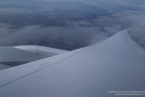 a wing of an airplane