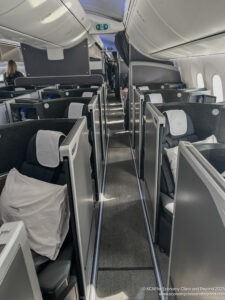 a row of seats on an airplane